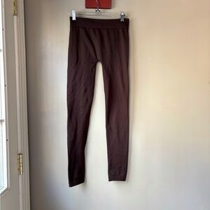 Eye Candy Chocolate Brown Fleece Lined Leggings S/M